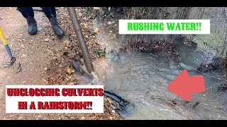 UNCLOGGING TONS OF CULVERTS IN RAINSTORM 04/2024 by culverts, bridges and ditches…oh my 57,454 views 1 month ago 44 minutes