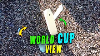 Aerial Drone View of Crowds Celebrating Argentina’s World Cup Championship