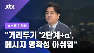 [인터뷰] "거리두기 2단계+α, 메시지 명확성 아쉬워"…이재갑 교수 (2020.11.29 / JTBC 뉴스룸)