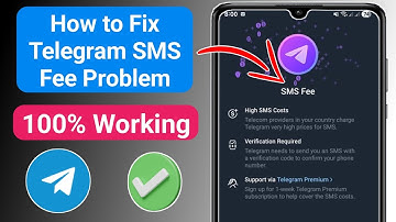 How to Fix Telegram SMS Fee Problem (2025) | Telegram Login Problem SMS Fee