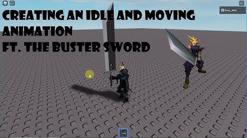 Roblox Studio - Creating both an Idle and Idle Moving Animation with a tool  -Part 2-