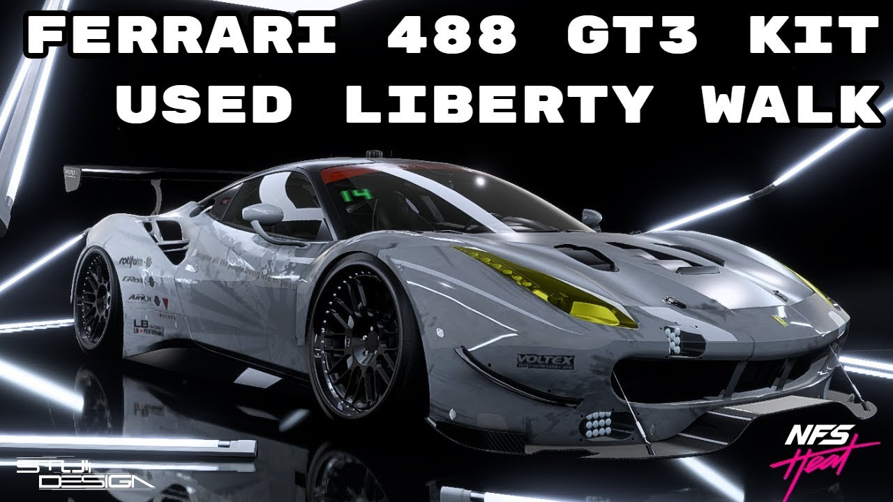 Ferrari 488 Gt3 Kit Libertywalk Usedlook Need For Speed Heat Design Speedpaint