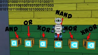 Scrap Mechanic 🛠 Tutorial 📖 Logikgatter Grundfunktionen (deutsch/german)