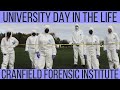 Becoming a CSI for the day! // Day in the life of a forensics student at Cranfield University