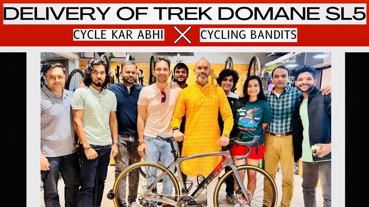 Trek Domane SL5 Gen 4 22 delivery | Trek | #cycling #unboxing #cyclist #cyclekarabhi #cycling