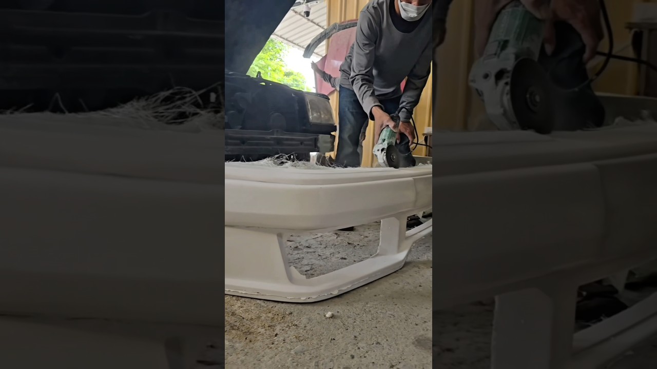 The front bumper is ready to roll! 