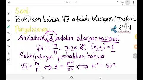 Q&A Pembuktian Akar 3 adalah Bilangan Irrasional