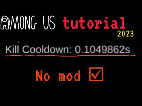 How to get 0 Second Kill Cooldown In Among us! - Quick Tutorial | No mod ✅