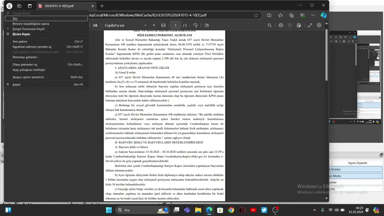 AİLE VE SOSYAL HİZMETLER BAKANLIĞI MÜLAKATSIZ 2390 SÖZLEŞMELİ PERSONEL ALIYOR  İŞTE DETAYLAR