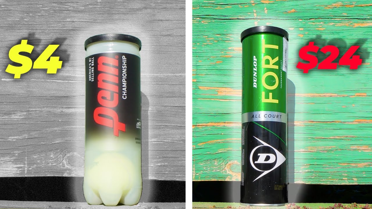 Cheapest vs Most Expensive Tennis Balls YouTube