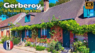 🇫🇷 GERBEROY🏡The Most Beautiful Village of France, Picardy, Amazing Walking Tour [4K/60fps]