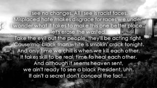 Celebrity 2Pac - Changes  Lyrics on screen  Profile