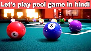 Pure pool gameplay in hindi | 8 Ball pool game in 3D screenshot 1