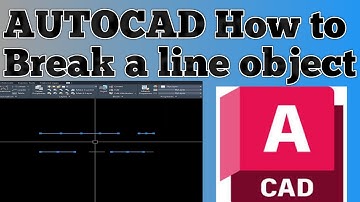 Autocad How to Break a line object in Autocad | Tutorial urdu hindi 2025 | Nabeel Architect