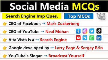 Social Media MCQ | Social Networking Sites MCQ
