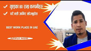 Jobs in Dubai from Nepal II Best Place to work in Dubai II How to apply job in dubai from Nepal