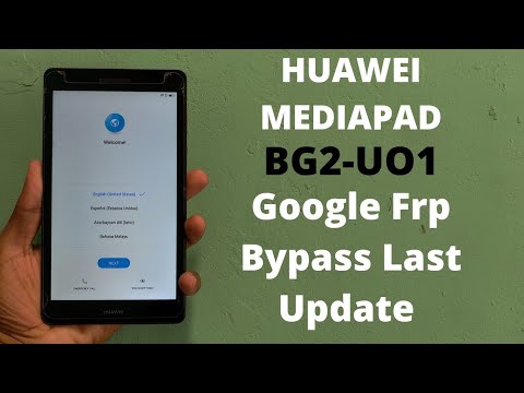 Huawei BG2-UO1 Frp обходит последнее обновление MediaPad Google Frp | Huawei MediaPad T3 7 Удалить Gmail