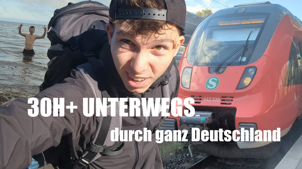 Mit dem DEUTSCHLAND-TICKET bis zur OSTSEE und zurück | 30+ Stunden unterwegs