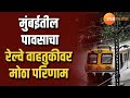 Mumbai Local Railway Delay |मुंबईतील पावसामुळे मध्य रेल्वेची वाहतूक अर्धा तास उशिराने; पावसाची अपडेट