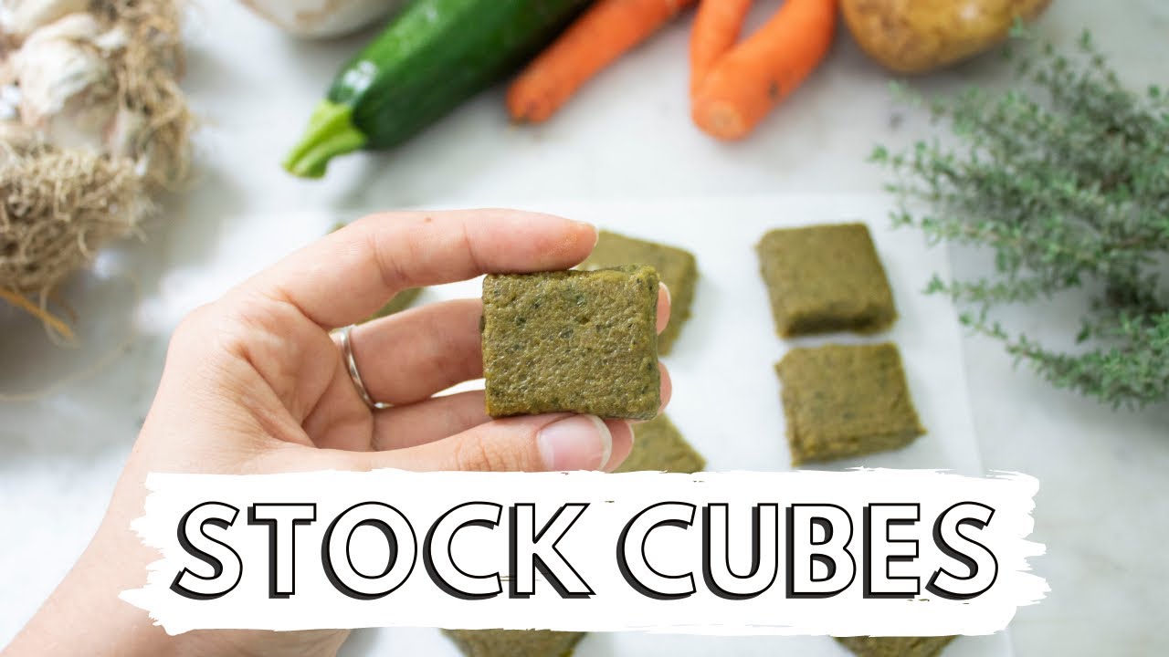 How to Make Vegetable Bouillon Cubes   Homemade Stock Cubes So EASY
