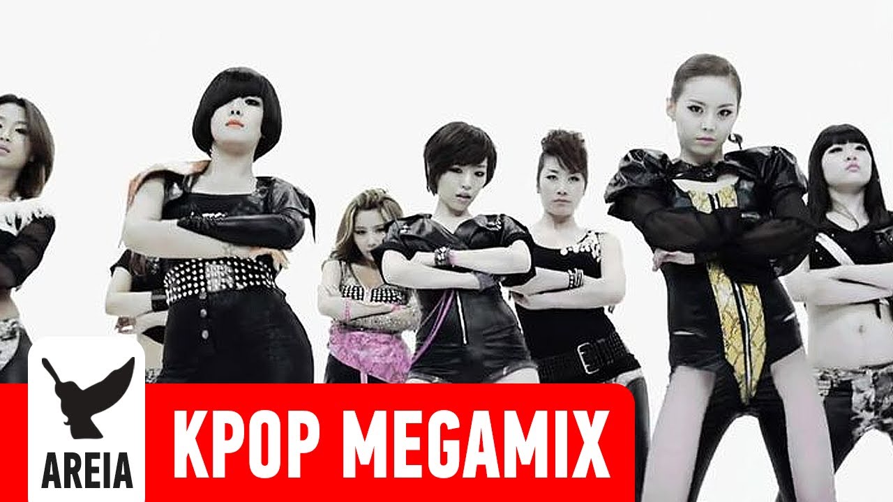 SNSD x 2NE1 x TARA x F(X) x GIRL'S DAY x ORANGE CARAMEL x BROWN EYED GIRLS (Areia Mashup Megamix)