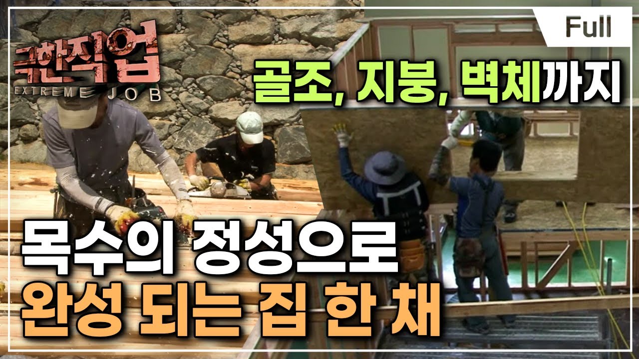 [Full] 극한직업 - 나무 집 짓는 사람들