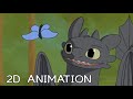 Toothless (HTTYD) 2D fan animation