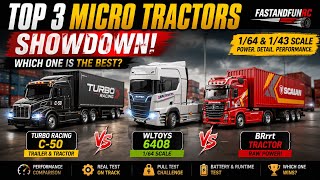 Best Micro RC Trucks of 2026 | Turbo Racing C50 vs WLtoys 6408 vs BRRRT Tractor