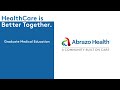 Graduate Medical Education Program: Abrazo Health