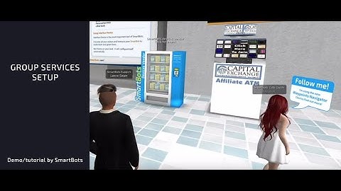 SmartBots Group Services for Second Life - Demonstration + Setup