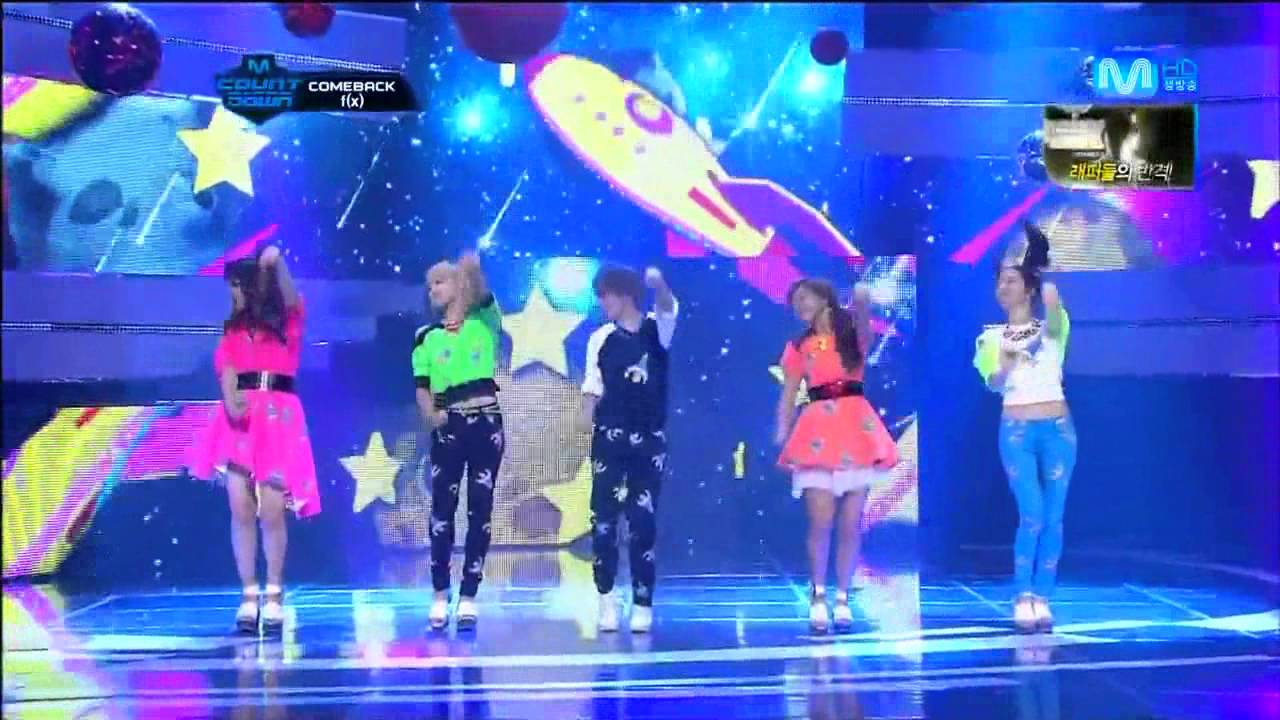 LIVE 繁中字] 120614 f(x) - Jet + Electric Shock @ Comeback Stage
