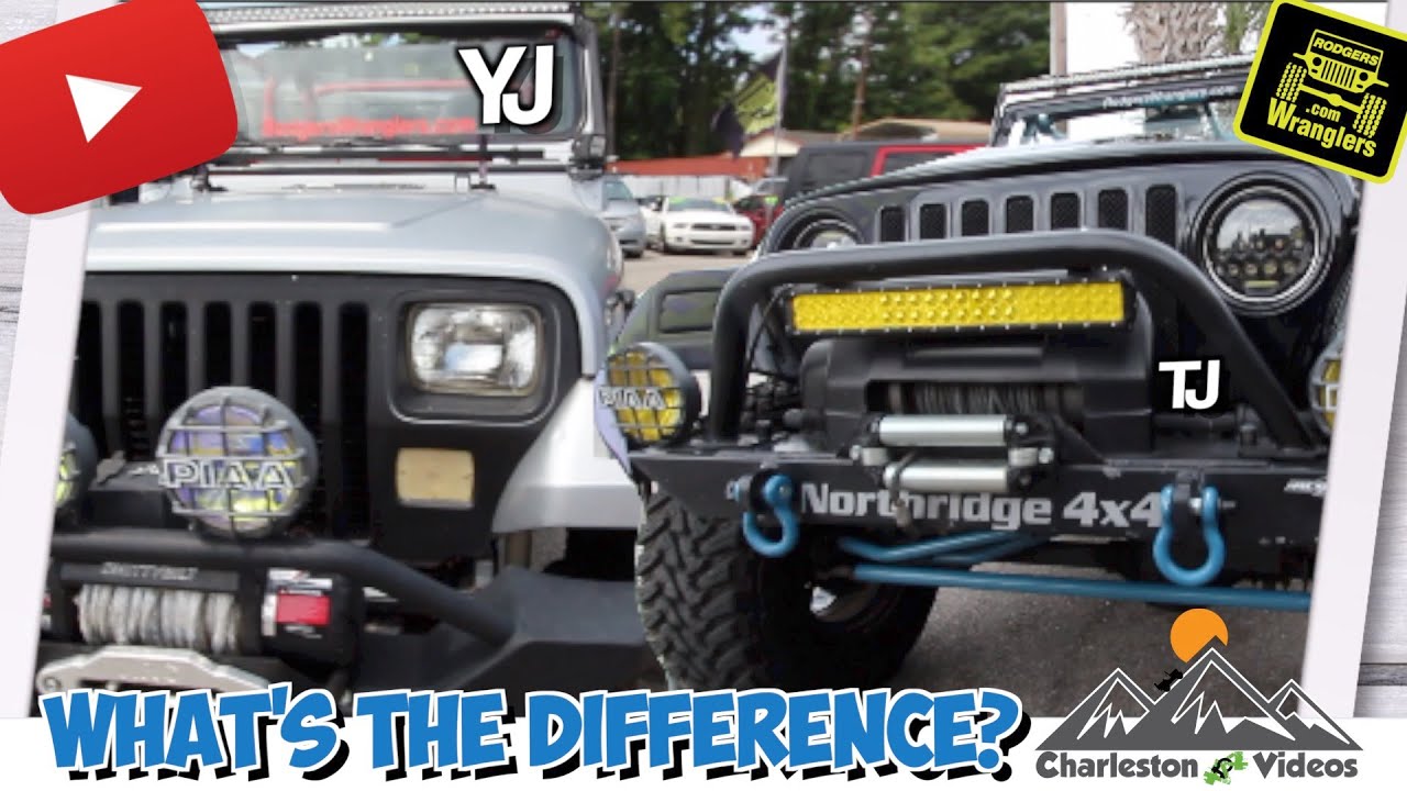 Here's the Differences Between the ⬛ YJ Jeep Wrangler VS ⚫ TJ Wrangler