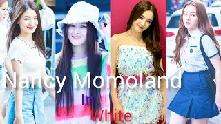 Nancy Momoland In White Outfits By Dg 