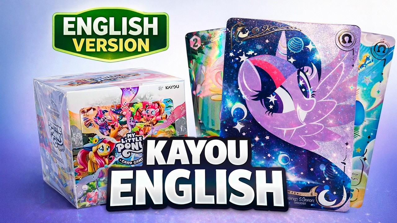 Opening Fantasy Wonderland set one of the English Kayou My Little Pony Card Game! 