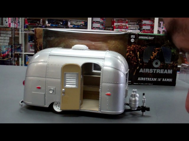 Airstream 16' Bambi 1/24 Scale Diecast Model by Greenlight - YouTube