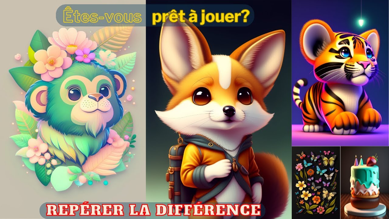 Entraînez votre cerveau : trouvez les différences | Casse-tête | Jeux
