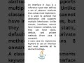 What is an Interface in Java? | Java OOPs Simplified #shorts