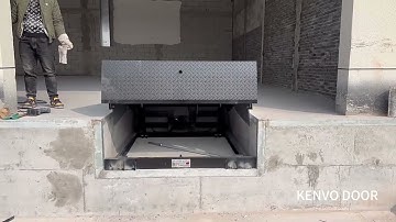 6 ton capacity stationary fixed pit hinged lip hydraulic dock levelers for loading bays