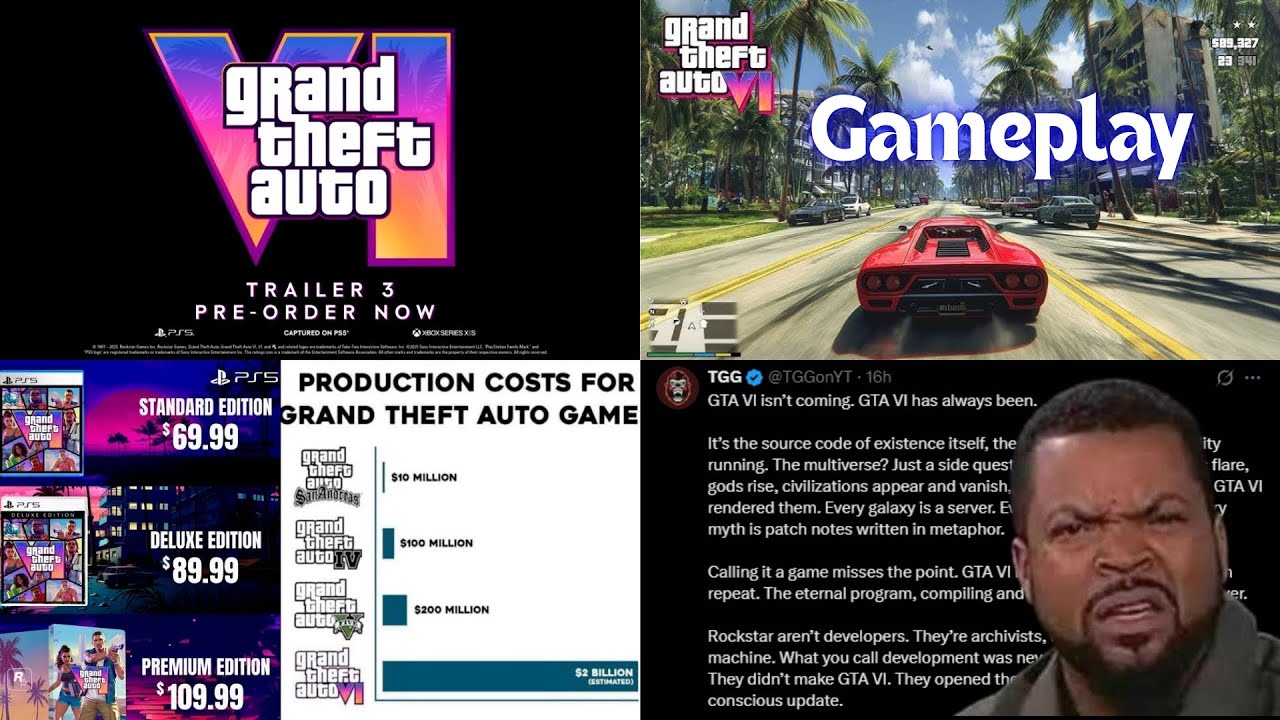 GTA 6 Trailer 3 Pre Orders Gameplay More YouTube 