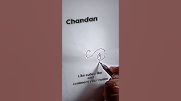 Tag Chandan               #shorts #ytshorts #reels #viral #signature #handwriting #trending #smhr