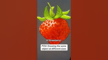 The last one is basically just pixel art at this point 😅🍓#indiedev #gamedev #illustration