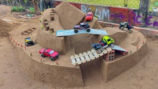 Rc Off-Road Cars Adventure Through Tough Mountain Obstacles