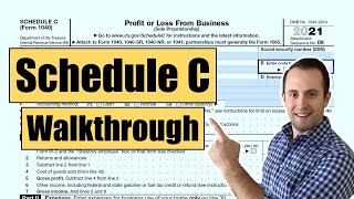 How to Fill out Schedule C Form 1040 - Sole Proprietorship Taxes