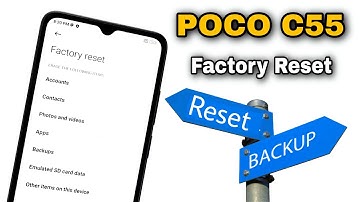 Poco C55 Backup & Reset | Poco C55 Factory Reset | Poco C55 Settings Reset | Hindi-हिंदी