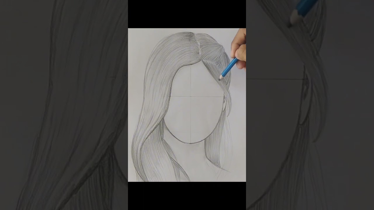 Drawing hair 