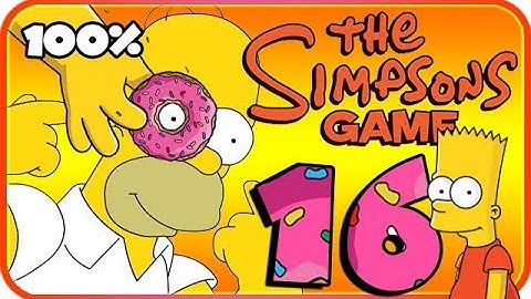 The Simpsons Game Walkthrough Part 16 - 100% (X360, PS3, PS2, Wii, PSP) Game Over [ Ending ]