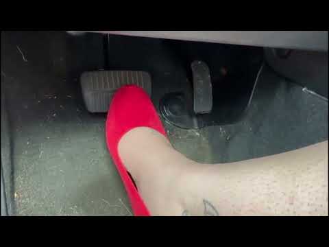 Casual Drive In Red Heels