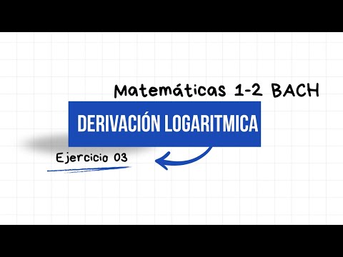 Derivación logarítmica ejercicio 03