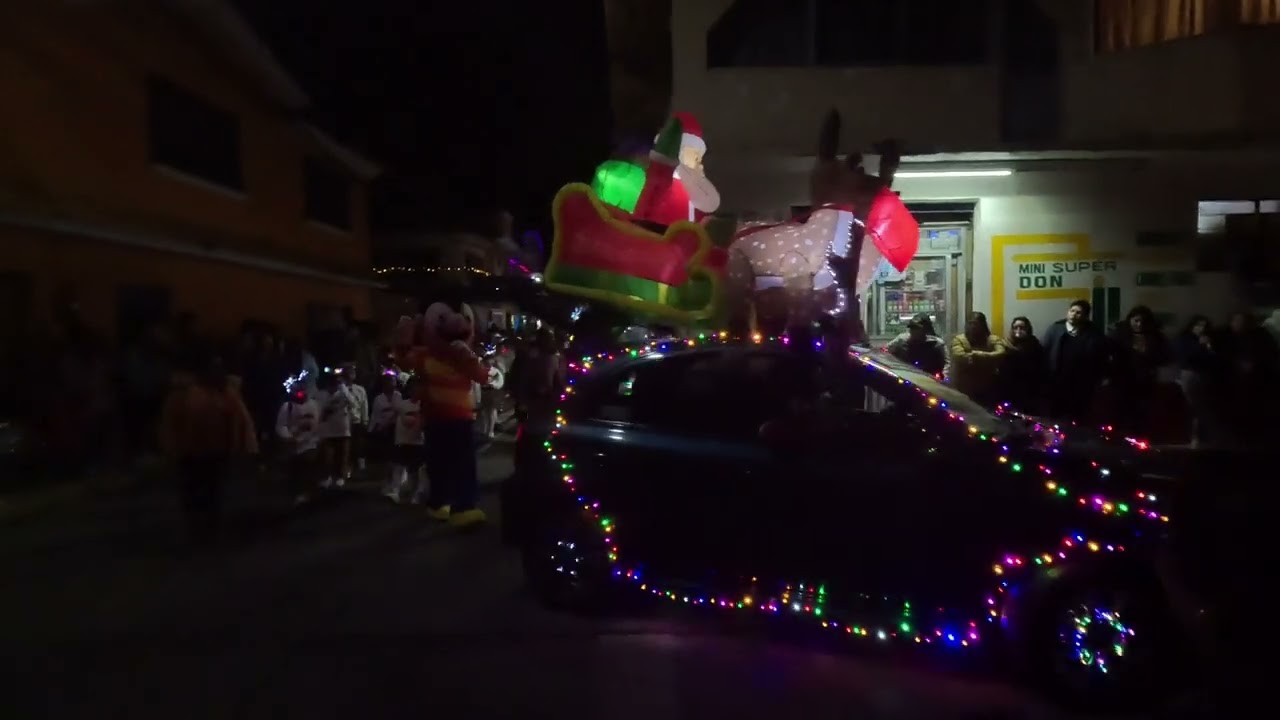 DESFILE NAVIDEÑO DE LA ESCUELA EN ZICTEPEC
