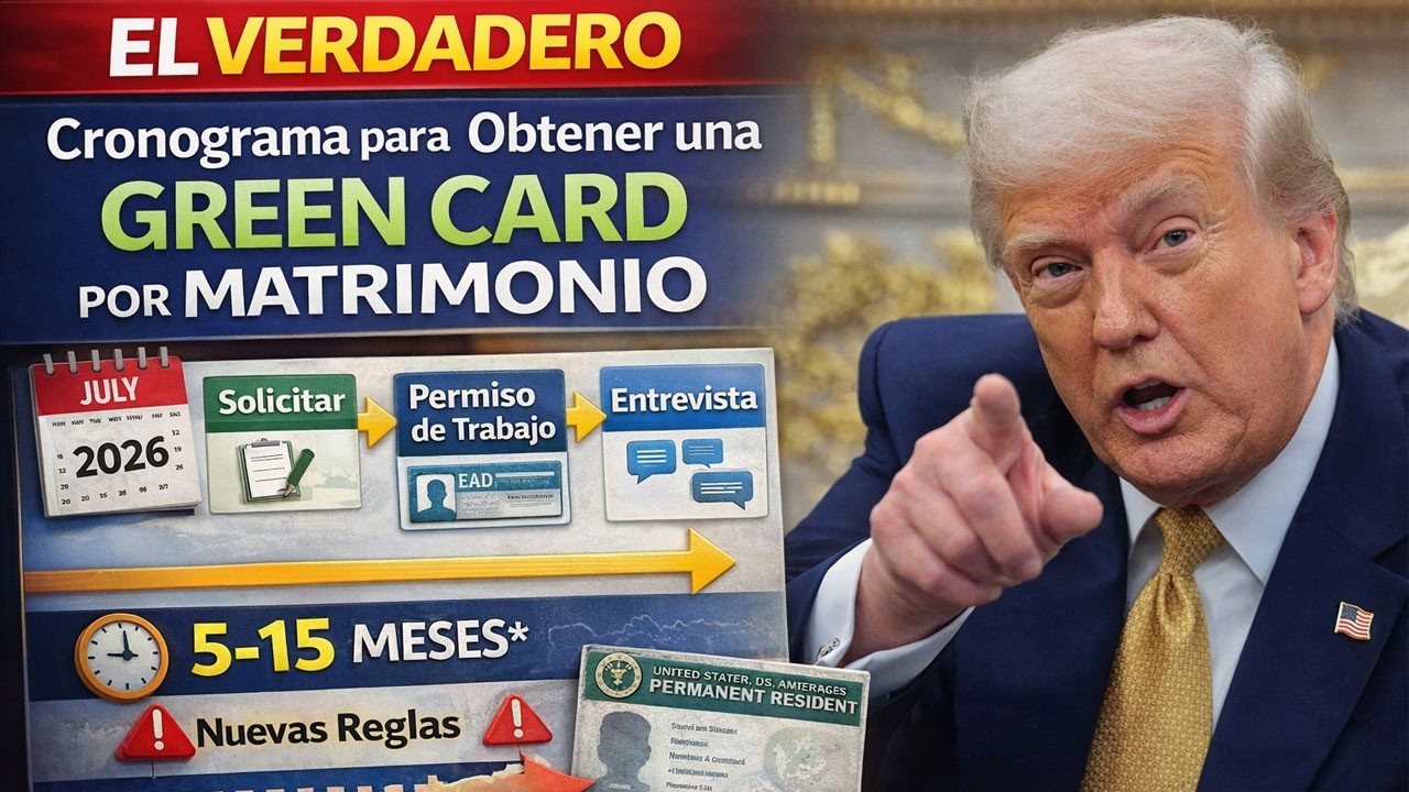 ¡El VERDADERO Cronograma para Obtener una Green Card por Matrimonio en 2026!
